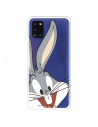 Případ pro Samsung Galaxy A31 Oficiální průhledná silueta králíka Bugs Bunny od Warner Bros - Looney Tunes