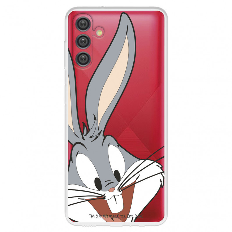 Případ pro Samsung Galaxy A13 5G Oficiální průhledná silueta králíka Bugs Bunny od Warner Bros - Looney Tunes