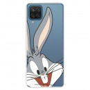 Případ pro Samsung Galaxy A12 Oficiální průhledná silueta králíka Bugs Bunny od Warner Bros - Looney Tunes