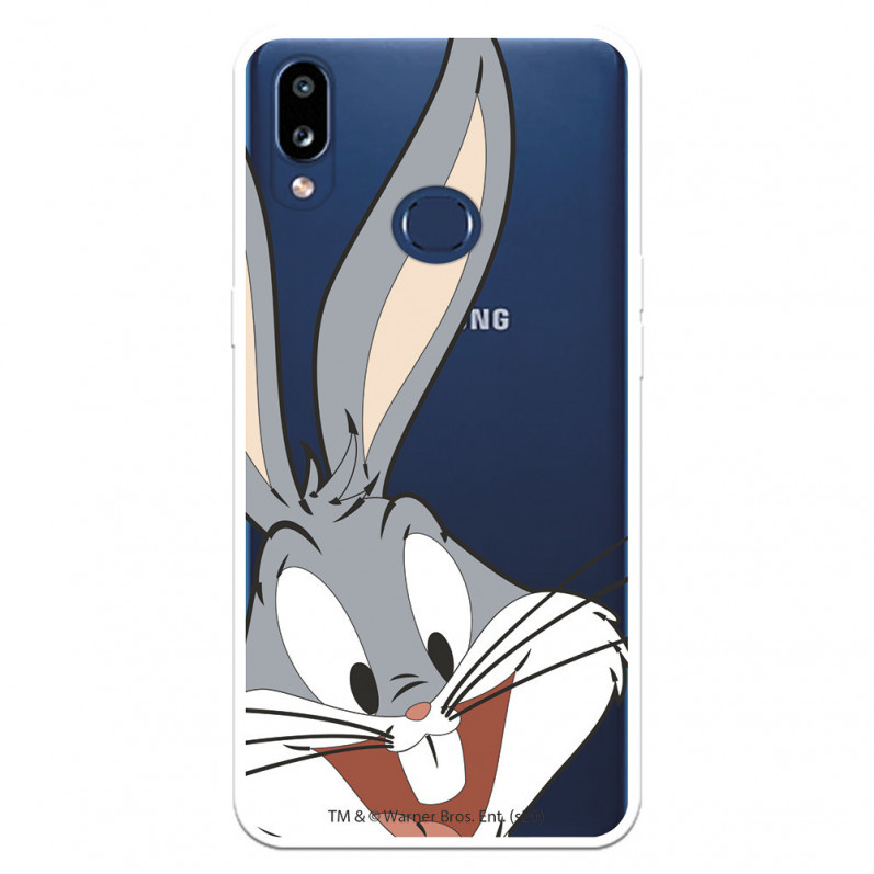 Případ pro Samsung Galaxy A10s Oficiální průhledná silueta králíka Bugs Bunny od Warner Bros - Looney Tunes