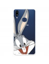 Případ pro Samsung Galaxy A10s Oficiální průhledná silueta králíka Bugs Bunny od Warner Bros - Looney Tunes