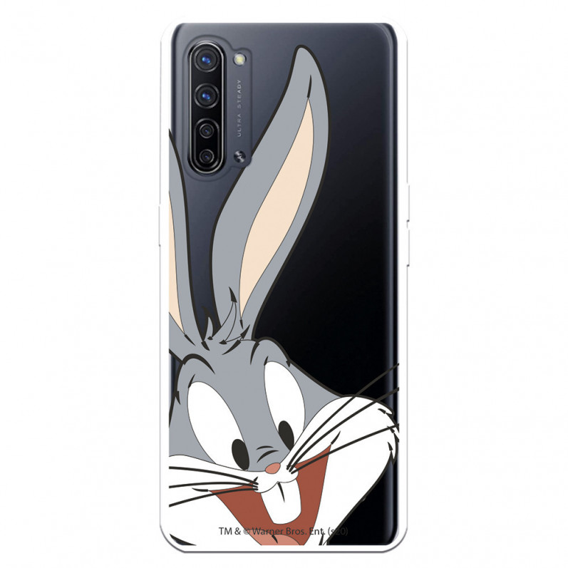 Oppo Pouzdro pro Reno3 Pro Official Warner Bros Bugs Bunny Silhouette Transparent - Looney Tunes