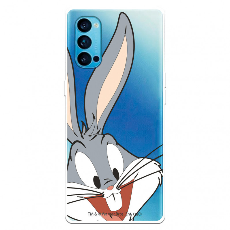 Oppo Pouzdro na Reindeer 4 Official Warner Bros Bugs Bunny Silhouette Transparent - Looney Tunes