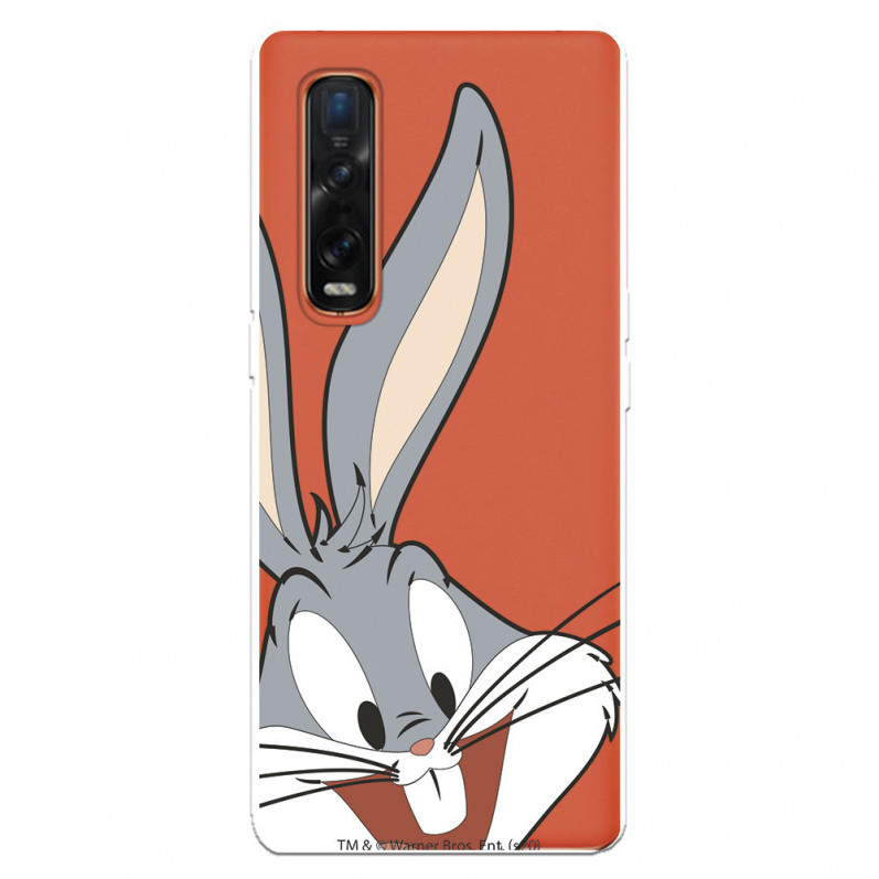 Oppo Pouzdro pro Find X2 Pro Official Warner Bros Bugs Bunny Silhouette Transparent - Looney Tunes