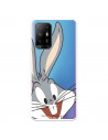 Oppo Pouzdro pro A74 4G Official Warner Bros Bugs Bunny Silhouette Transparent - Looney Tunes