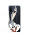 Oppo Pouzdro na A53 Official Warner Bros Bugs Bunny Silhouette Transparent - Looney Tunes