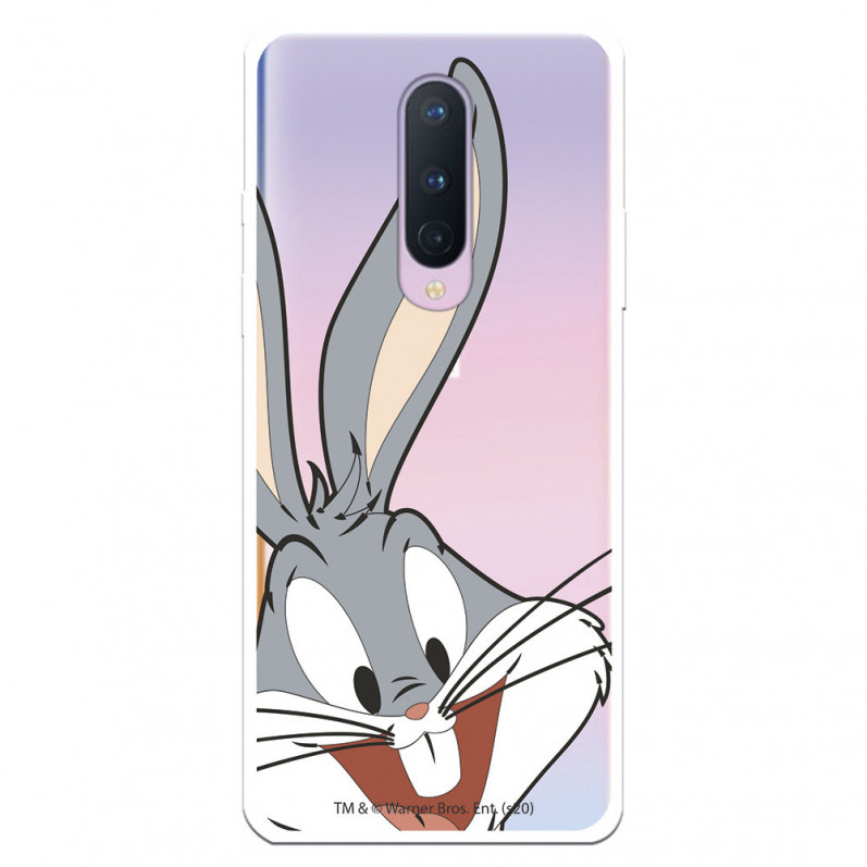 Pouzdro pro OnePlus 8 Official Warner Bros Bugs Bunny Silhouette Transparent - Looney Tunes