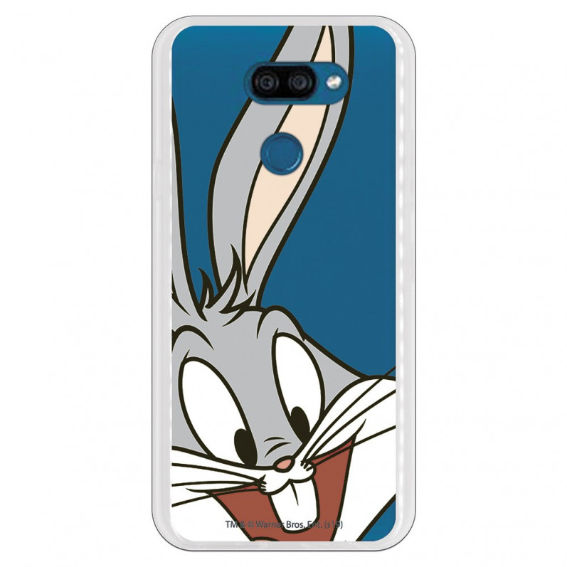 Pouzdro pro LG K40S Official Warner Bros Bugs Bunny Transparent Silhouette - Looney Tunes