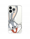 Případ pro iPhone 13 Pro Oficiální průhledná silueta králíka Bugs Bunny od Warner Bros - Looney Tunes