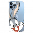 Případ pro iPhone 13 Pro Max Oficiální průhledná silueta králíka Bugs Bunny od Warner Bros - Looney Tunes