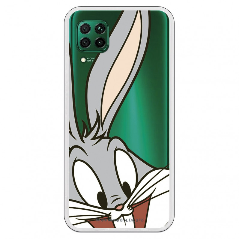 Huawei Pouzdro pro P40 Lite Official Warner Bros Bugs Bunny Silhouette Transparent - Looney Tunes