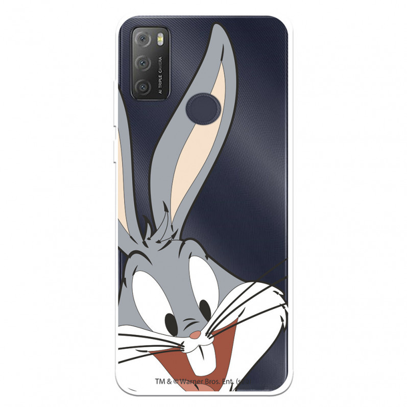 Alcatel Pouzdro pro 1S 2021 Official Warner Bros Bugs Bunny Silhouette Transparent - Looney Tunes