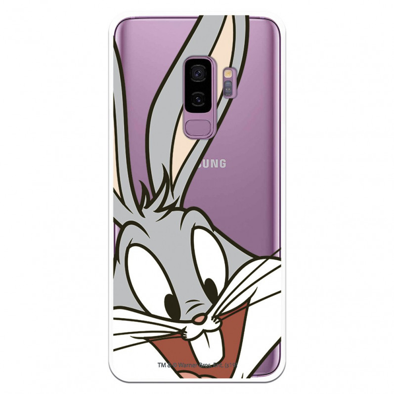 Oficiální průhledné pouzdro Warner Bros Bugs Bunny pro Samsung Galaxy S9 Plus - Looney Tunes