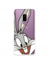 Oficiální průhledné pouzdro Warner Bros Bugs Bunny pro Samsung Galaxy S9 Plus - Looney Tunes