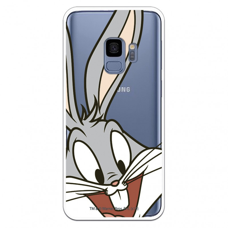 Oficiální průhledné pouzdro Warner Bros Bugs Bunny pro Samsung Galaxy S9 - Looney Tunes