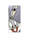 Oficiální průhledné pouzdro Warner Bros Bugs Bunny pro Samsung Galaxy S8 - Looney Tunes