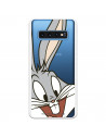 Oficiální průhledné pouzdro Warner Bros Bugs Bunny pro Samsung Galaxy S10 - Looney Tunes