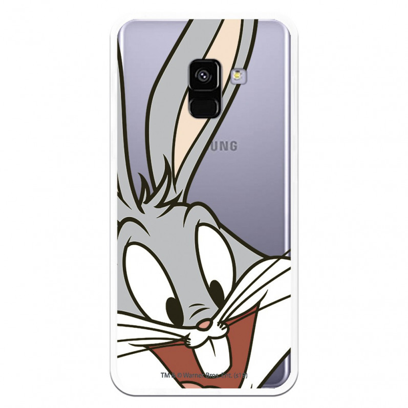 Oficiální průhledné pouzdro Warner Bros Bugs Bunny pro Samsung Galaxy A8 2018 - Looney Tunes