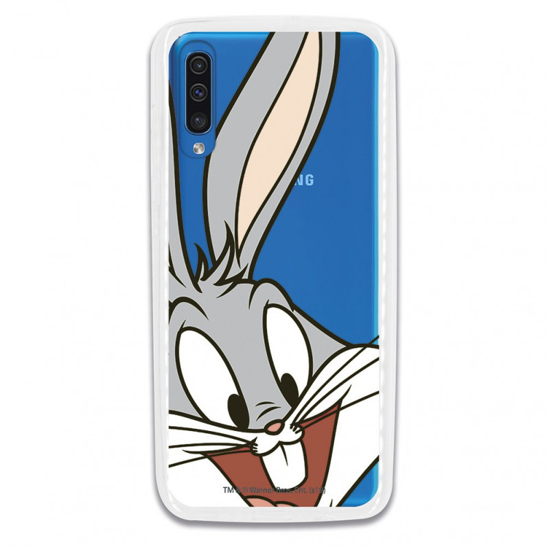 Oficiální průhledné pouzdro Warner Bros Bugs Bunny pro Samsung Galaxy A70 - Looney Tunes