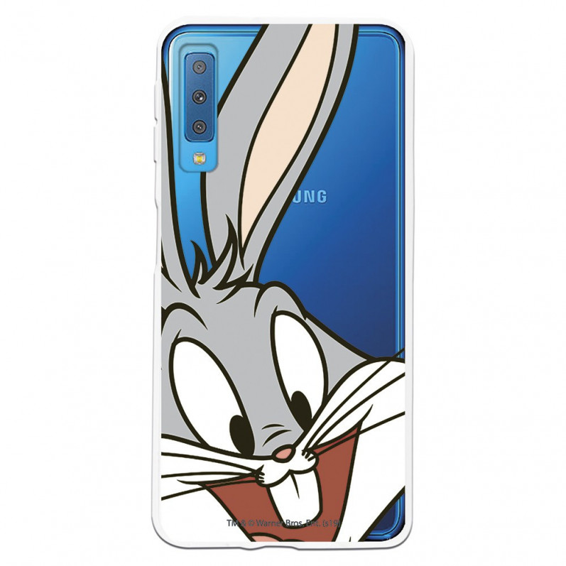 Oficiální průhledné pouzdro Warner Bros Bugs Bunny pro Samsung Galaxy A7 2018 - Looney Tunes