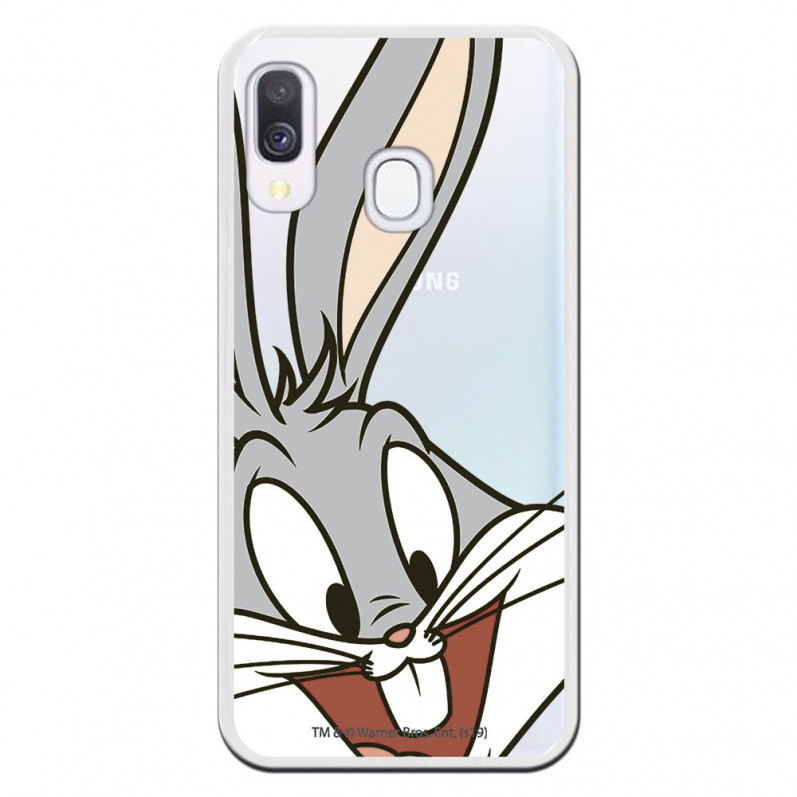 Oficiální průhledné pouzdro Warner Bros Bugs Bunny pro Samsung Galaxy A40 - Looney Tunes