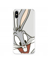 Oficiální průhledné pouzdro Warner Bros Bugs Bunny pro iPhone XS - Looney Tunes