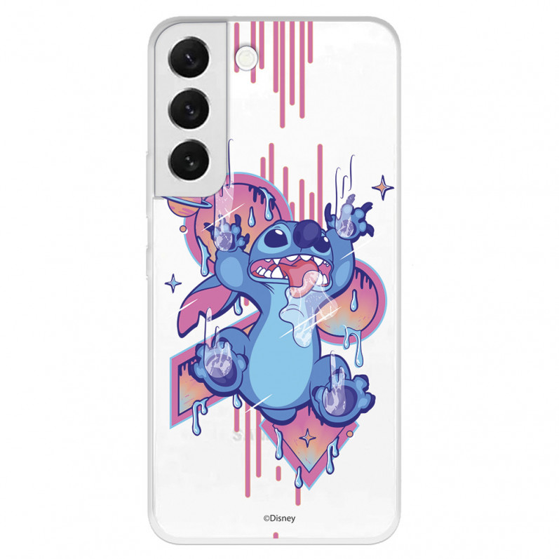 Případ pro Samsung Galaxy S22 Plus Oficiální graffiti Disney Stitch - Lilo & Stitch