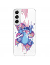 Případ pro Samsung Galaxy S22 Plus Oficiální graffiti Disney Stitch - Lilo & Stitch