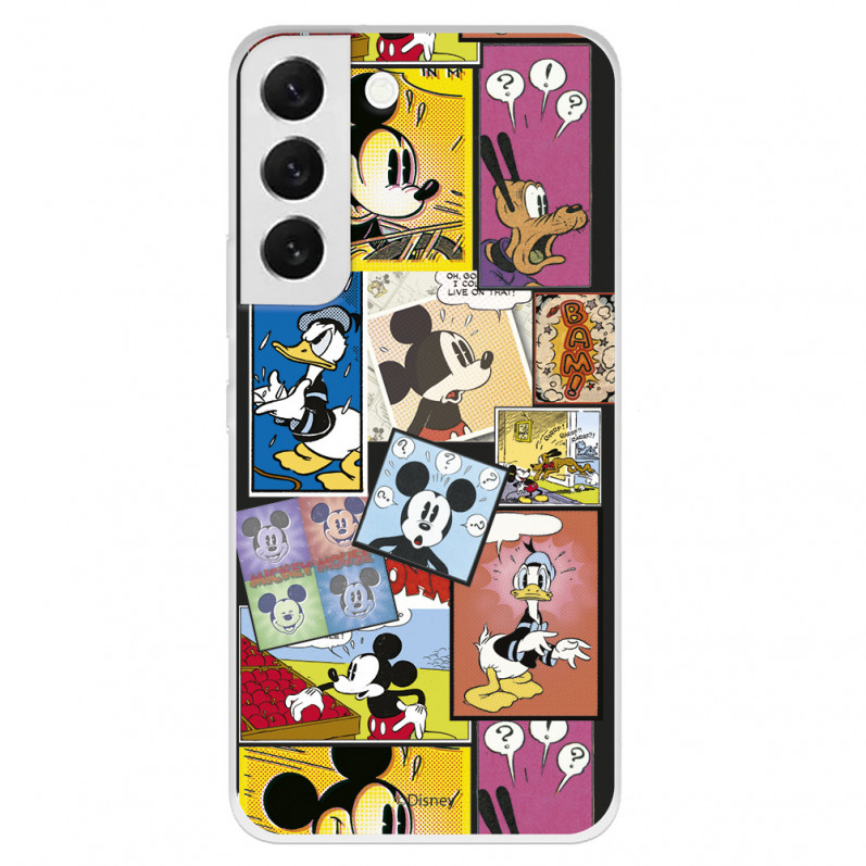 Případ pro Samsung Galaxy S22 Plus Oficiální komiks Disney Mickey - Disney Classics