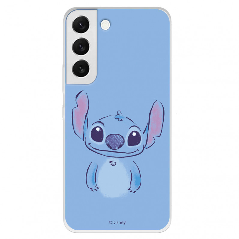 Případ pro Samsung Galaxy S22 Plus Oficiální Disney Stitch Blue - Lilo & Stitch