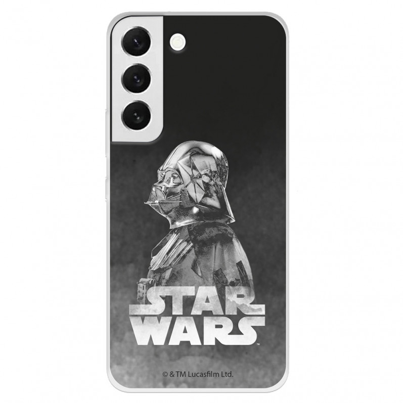 Případ pro Samsung Galaxy S22 Plus Oficiální černé pozadí Darth Vadera ze Star Wars - Star Wars