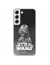 Případ pro Samsung Galaxy S22 Plus Oficiální černé pozadí Darth Vadera ze Star Wars - Star Wars