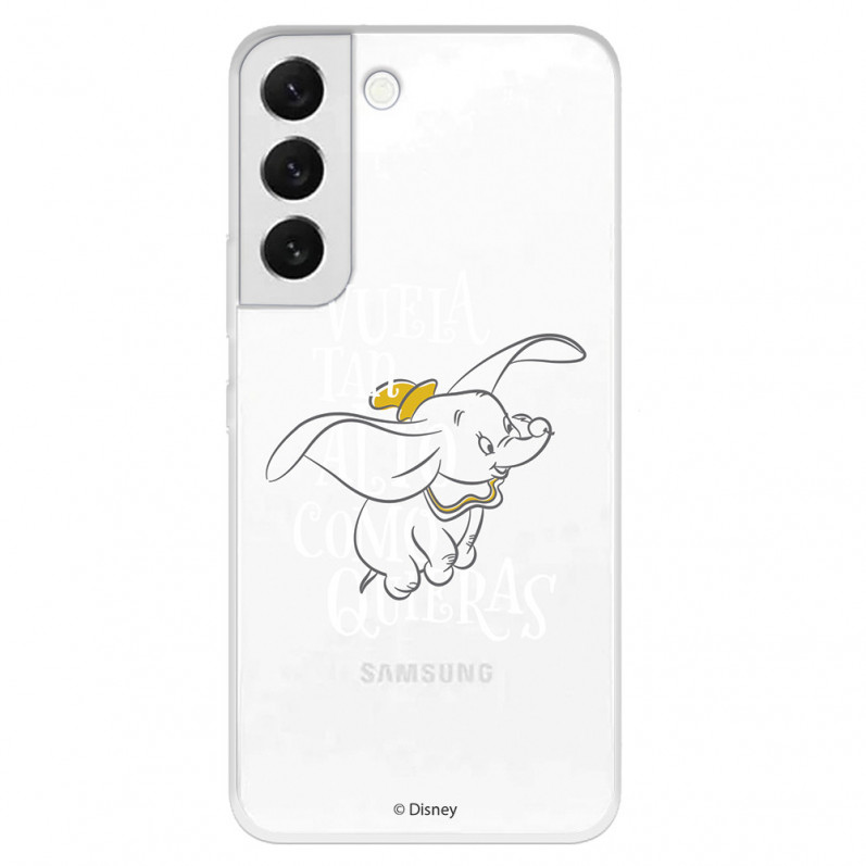 Případ pro Samsung Galaxy S22 Plus Oficiální Disney Dumbo Fly So High - Dumbo