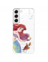 Případ pro Samsung Galaxy S22 Plus Oficiální bubliny Disney Ariel a Sebastian - Malá mořská víla