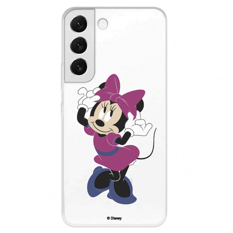 Případ pro Samsung Galaxy S22 Plus Oficiální Disney Minnie Pink - Disney Classics