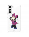 Případ pro Samsung Galaxy S22 Plus Oficiální Disney Minnie Pink - Disney Classics