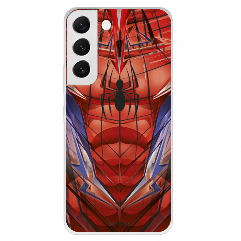 Případ pro Samsung Galaxy S22 Plus Oficiální torzo Spidermana Marvel - Marvel