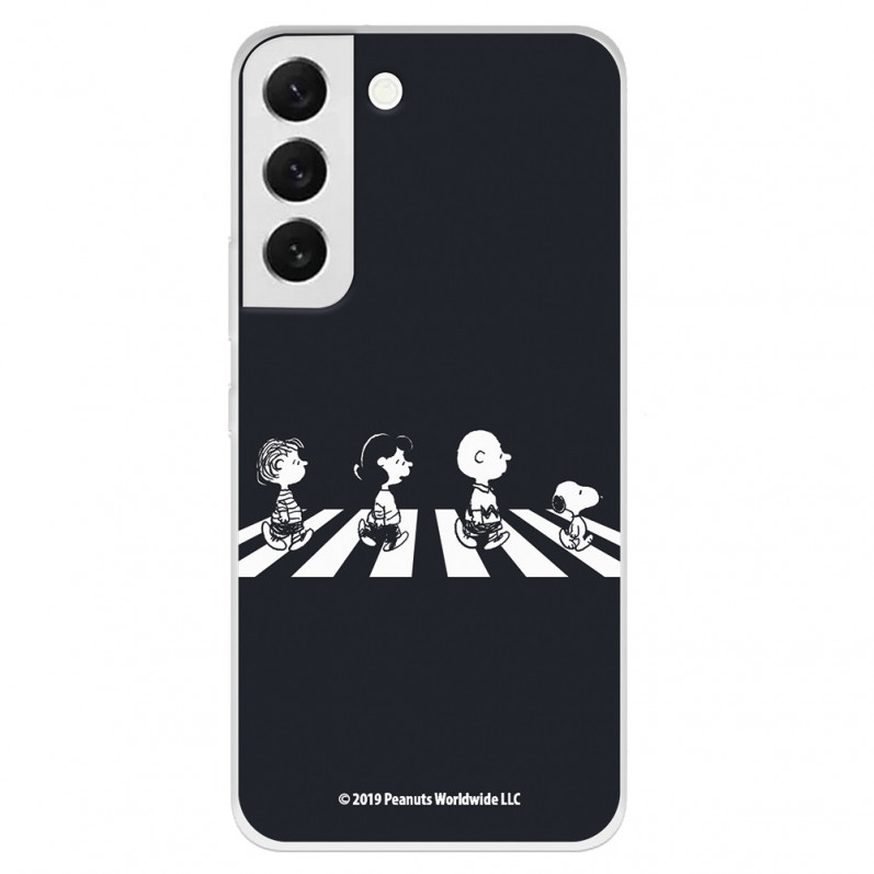 Případ pro Samsung Galaxy S22 Plus Oficiální postavičky Peanuts Beatles - Snoopy