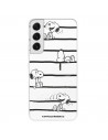 Případ pro Samsung Galaxy S22 Plus Oficiální pruhy Peanuts Snoopy - Snoopy