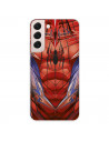 Případ pro Samsung Galaxy S22 Oficiální torzo Spidermana Marvel - Marvel