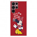 Případ pro Samsung Galaxy S22 Ultra Oficiální Disney Minnie Mad About - Disney Classics