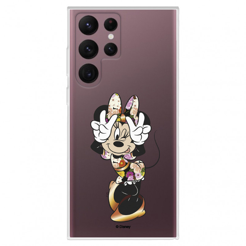 Kryt pro Samsung Galaxy S22 Ultra Oficiální pózování Minnie Disney - Disney Classics