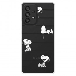 Funda para Samsung Galaxy A53 Oficial de Peanuts Snoopy rayas - Snoopy