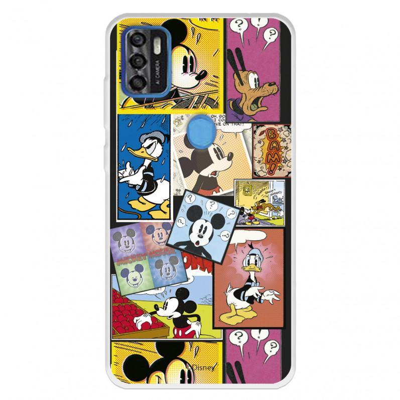 Funda para ZTE Blade A31 Oficial de Disney Mickey Comic - Clásicos Disney