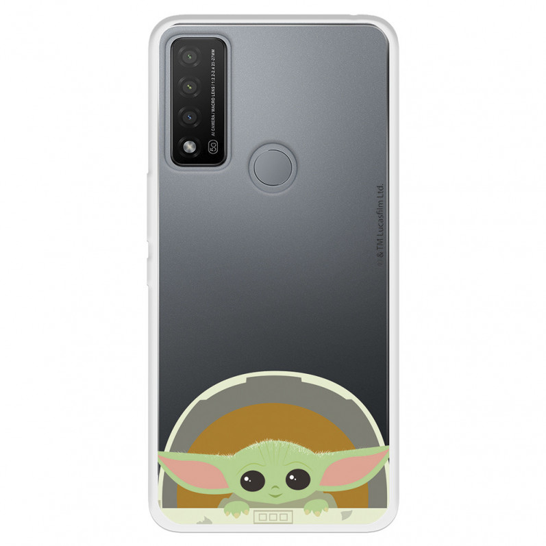 Funda para TCL 20R 5G Oficial de Star Wars Baby Yoda Sonrisas - The Mandalorian