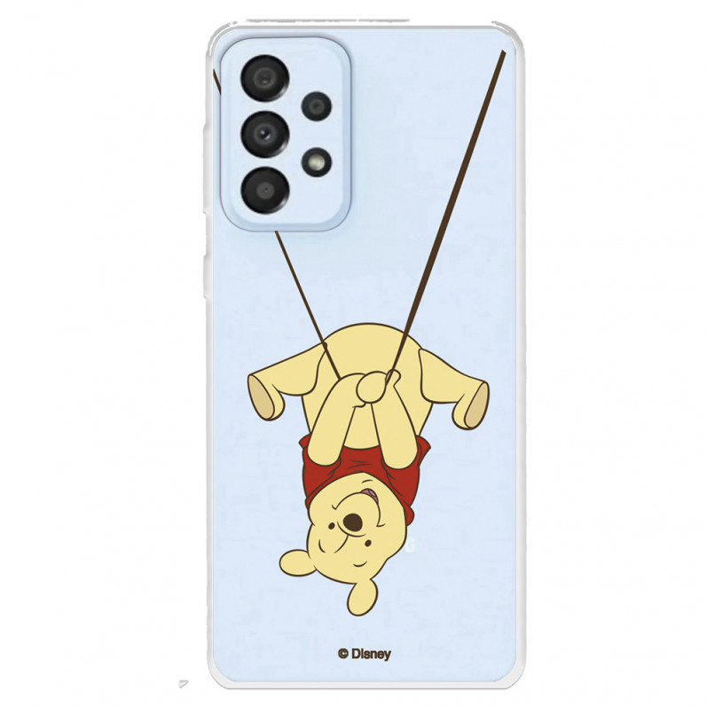 Funda para Samsung Galaxy A33 5G Oficial de Disney Winnie  Columpio - Winnie The Pooh