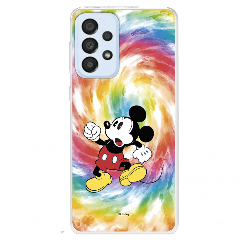 Funda para Samsung Galaxy A33 5G Oficial de Disney Mickey Mickey Tye Die - Clásicos Disney