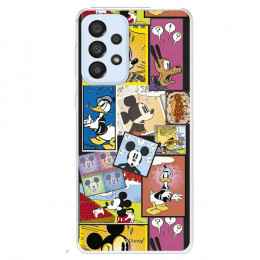 Funda para Samsung Galaxy A33 5G Oficial de Disney Mickey Comic - Clásicos Disney