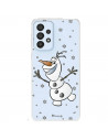 Funda para Samsung Galaxy A33 5G Oficial de Disney Olaf Transparente - Frozen