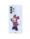 Funda para Samsung Galaxy A33 5G Oficial de Disney Minnie Rosa - Clásicos Disney